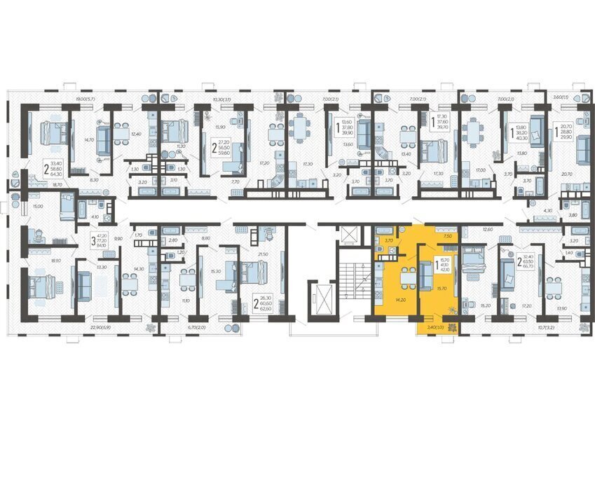 квартира г Краснодар микрорайон 9-й километр ул Ярославская 115/5 фото 2