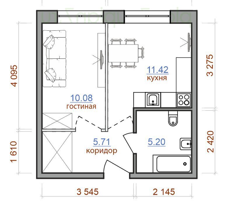 квартира г Иркутск ул Баумана 271/2 фото 1