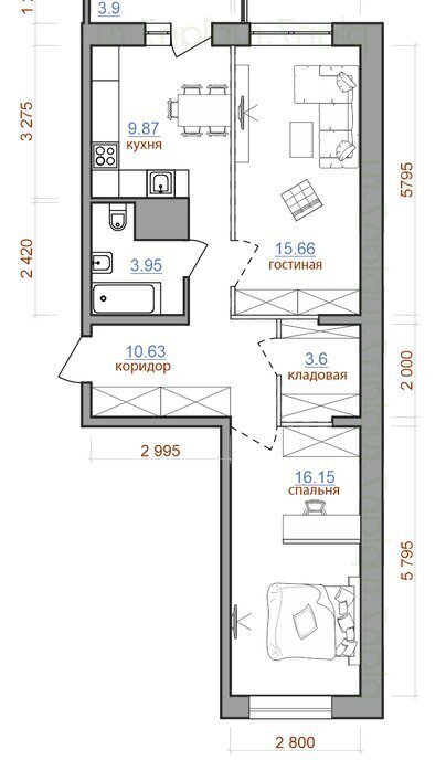 квартира г Иркутск ул Баумана 271/2 фото 1