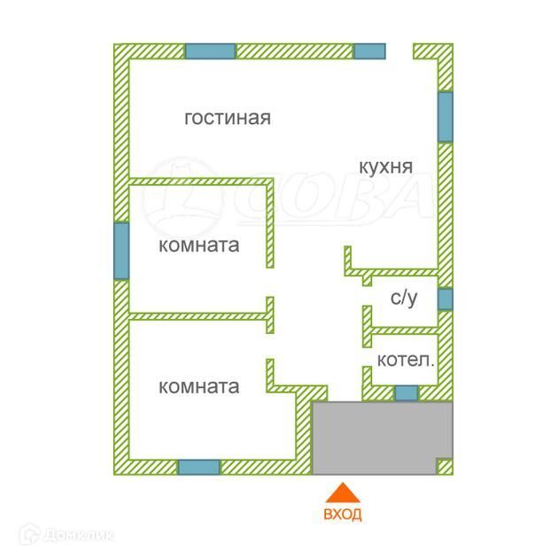 дом г Тюмень снт Подмосковье ул Магистральная 76 Тюмень городской округ фото 2