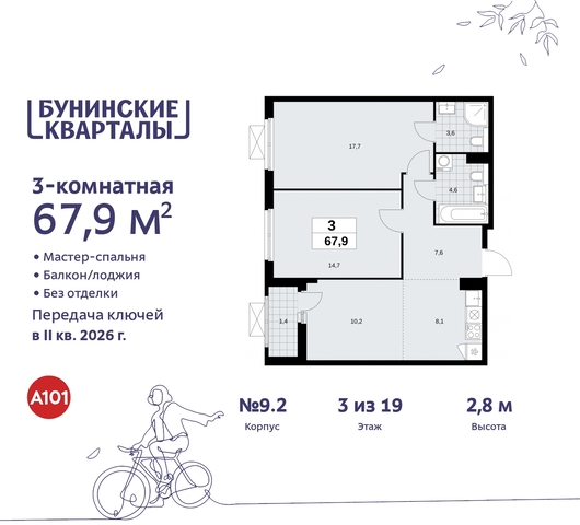 п Сосенское ЖК Бунинские Кварталы пр-кт Куприна 2 Сосенское, Ольховая, Бунинская аллея фото