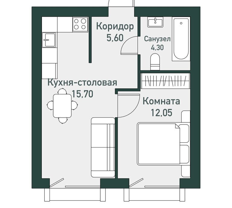 квартира г Миасс снт Вишневый Кременкульское сельское поселение, 12-я улица фото 1