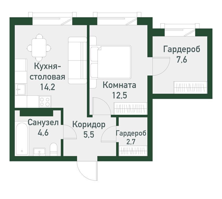 квартира г Миасс снт Вишневый Кременкульское сельское поселение, 12-я улица фото 1