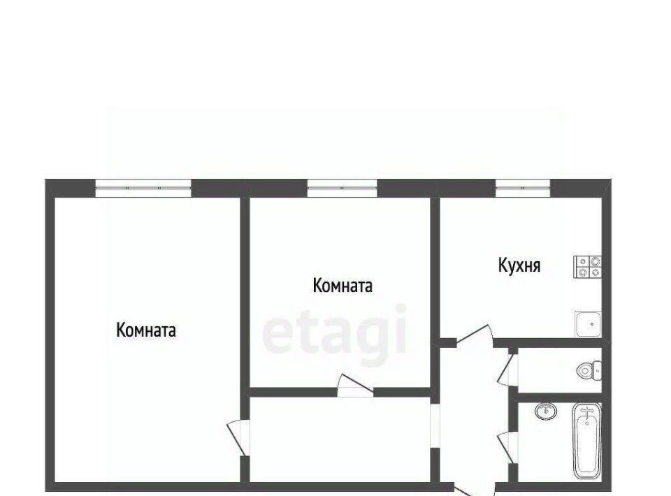 квартира г Сургут ул Чехова 4/3 11А фото 2