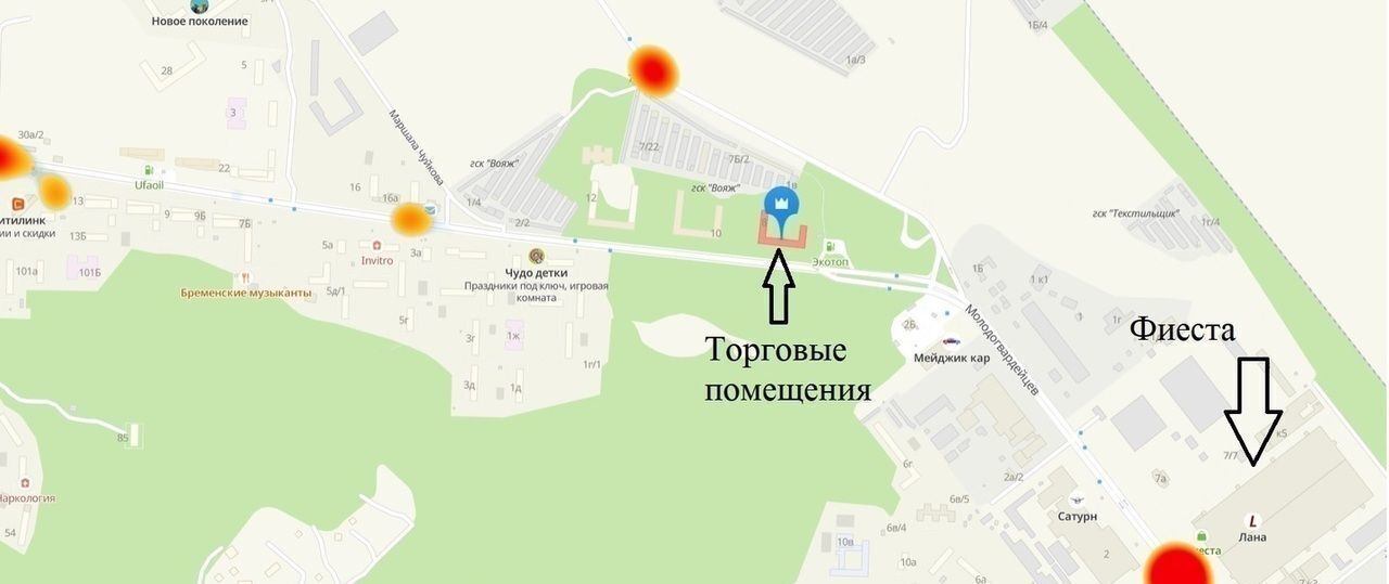 торговое помещение г Челябинск р-н Курчатовский пр-кт Краснопольский 8 фото 8