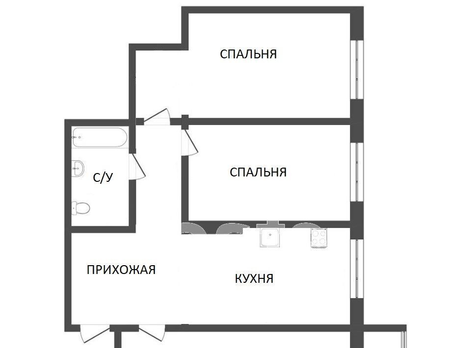 квартира г Якутск ул Кальвица 9/2 фото 1