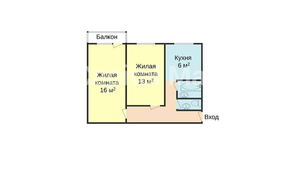 квартира г Москва метро Планерная ул Героев Панфиловцев 16к/2 фото 10