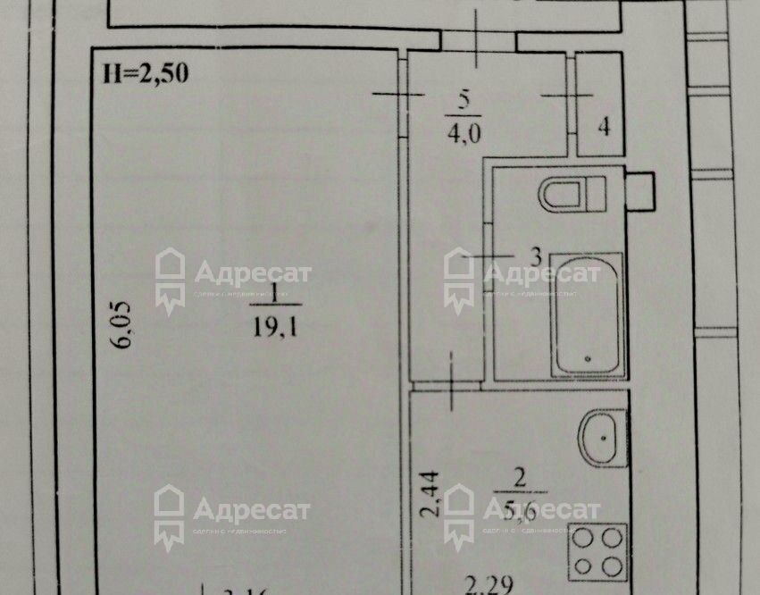 квартира г Волгоград р-н Краснооктябрьский ул им. маршала Еременко 110 фото 8