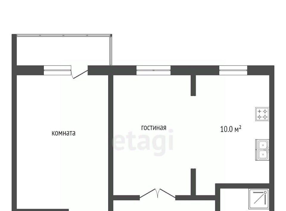 квартира г Челябинск р-н Курчатовский ул Молодогвардейцев 48 фото 21