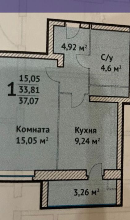 квартира г Рязань р-н Московский ул Костычева 19 фото 4