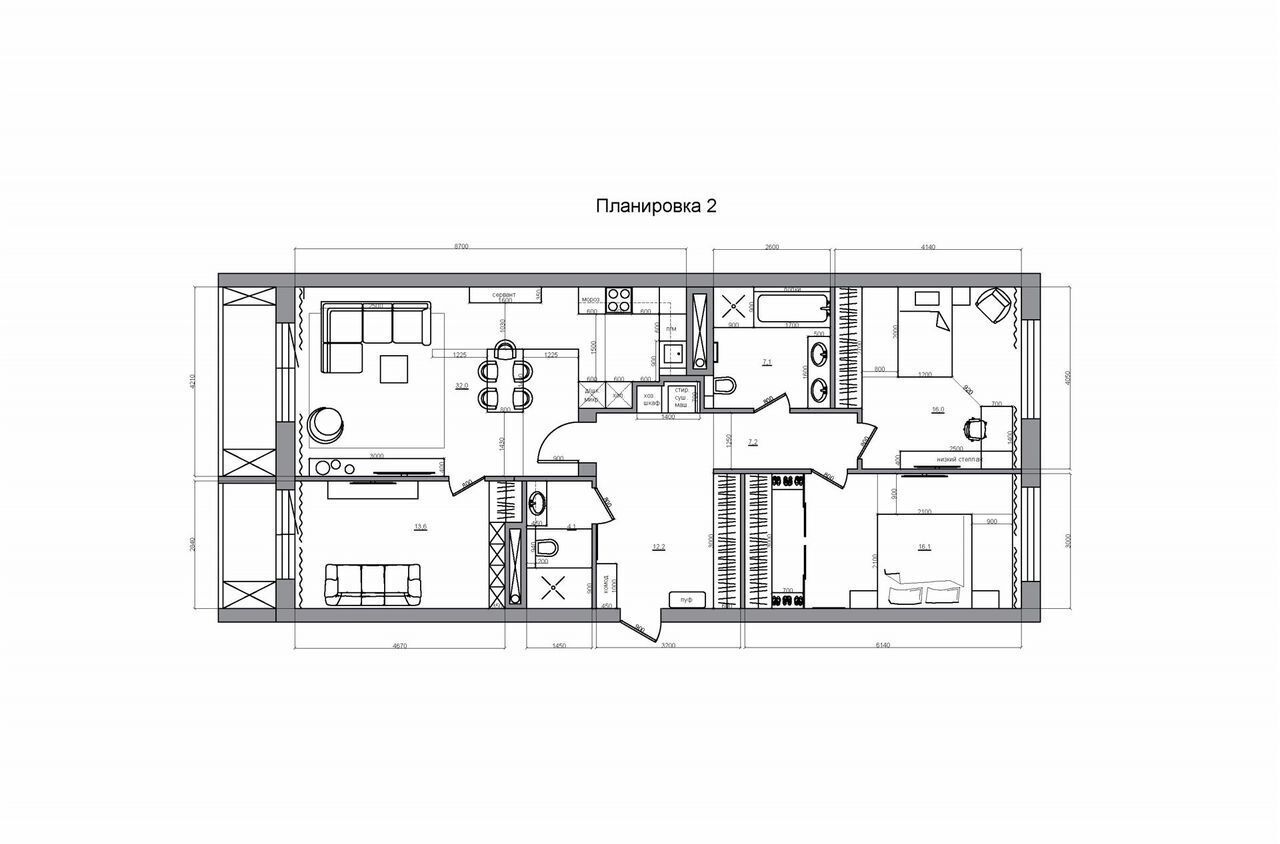 квартира г Москва метро Молодежная ш Рублёвское 22к 1 фото 19