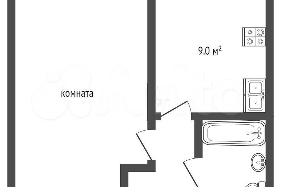 квартира г Самара р-н Красноглинский Самара городской округ, Евгения Золотухина, 23 фото 10