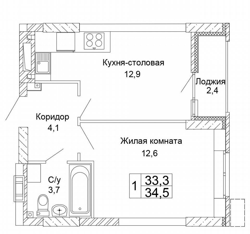 квартира г Волгоград р-н Кировский ул Санаторная 26 фото 1