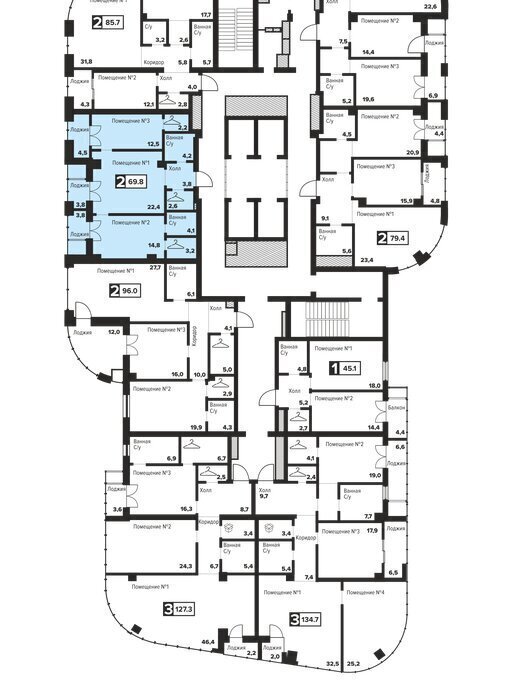 квартира г Челябинск р-н Центральный ул Труда 157а фото 3