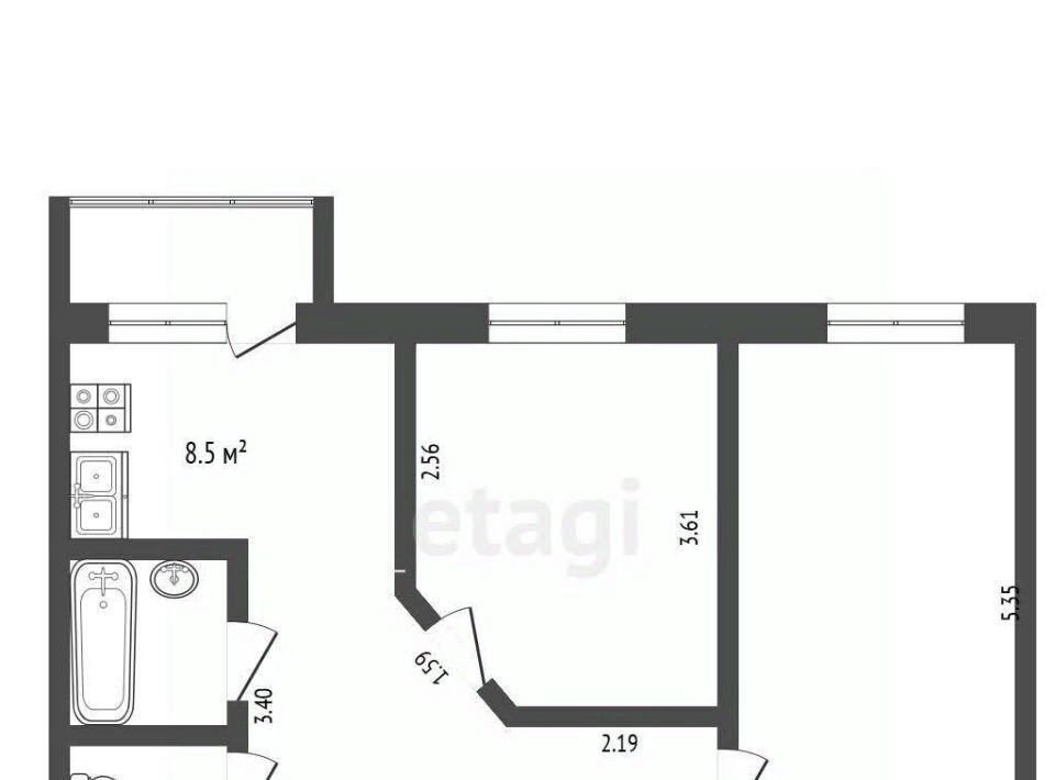 квартира г Ростов-на-Дону р-н Советский ул Малиновского 18 фото 2