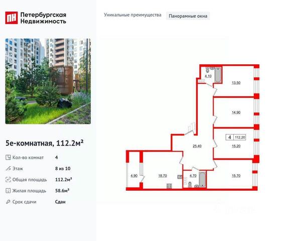 дом 3 округ Светлановское, ЖК «Svetlana Park», Ленинградская область фото