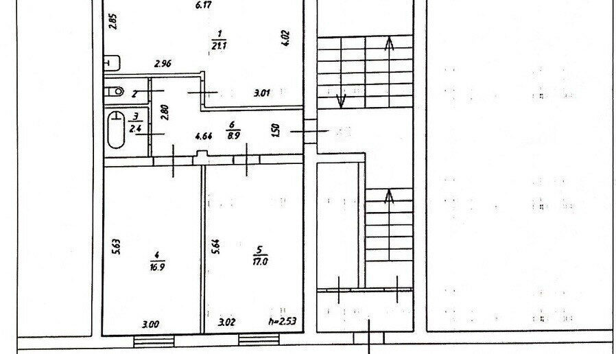 квартира г Улан-Удэ р-н Октябрьский ул Мокрова 34 фото 19