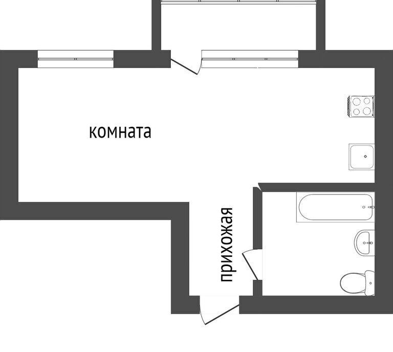 квартира г Улан-Удэ п Восточный р-н Железнодорожный ул Туполева 23 Восточный фото 11