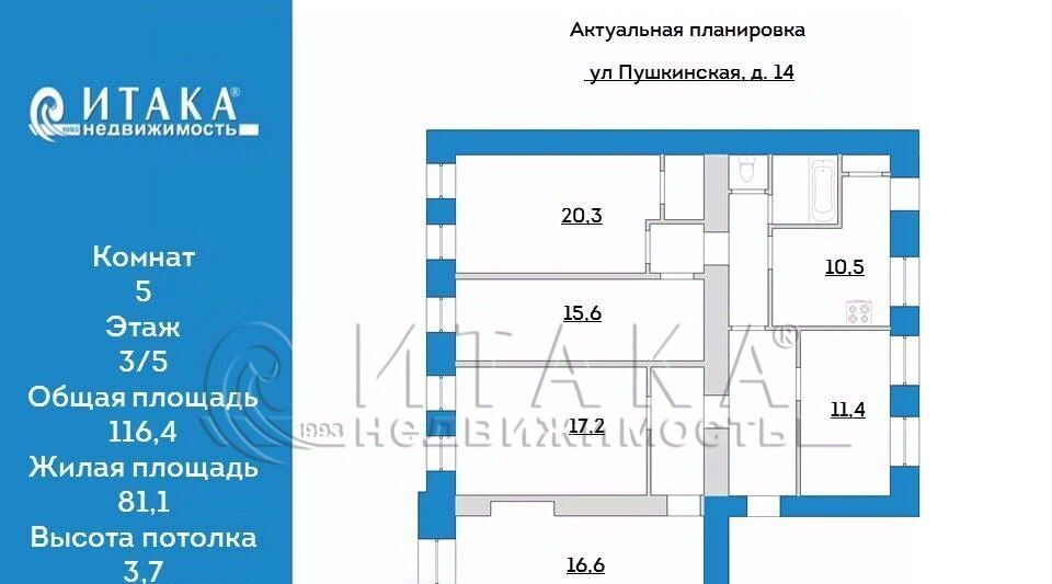 квартира г Санкт-Петербург метро Площадь Восстания ул Пушкинская 14 фото 7