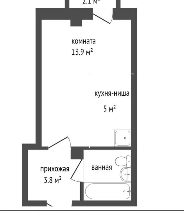 квартира г Красноярск р-н Советский ул Соколовская 72а фото 11