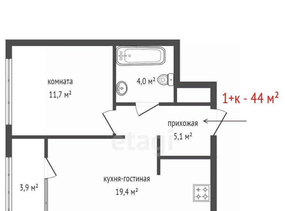 квартира г Екатеринбург Геологическая ул Сони Морозовой 180 фото 19