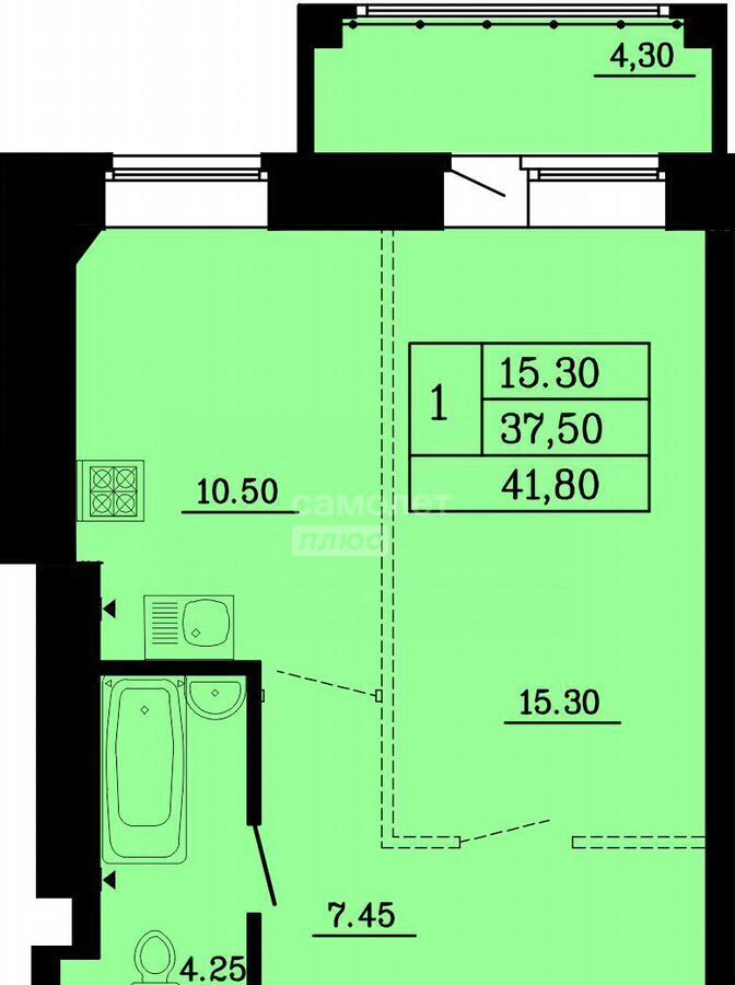 квартира г Омск р-н Советский ул Малиновского 16к/2 фото 2