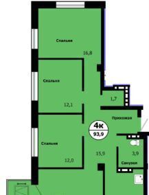 квартира р-н Свердловский ул Лесников 1 фото