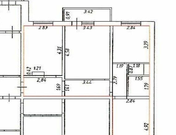 квартира г Краснодар р-н Прикубанский ул им. Академика Лукьяненко П.П. 10 фото 12