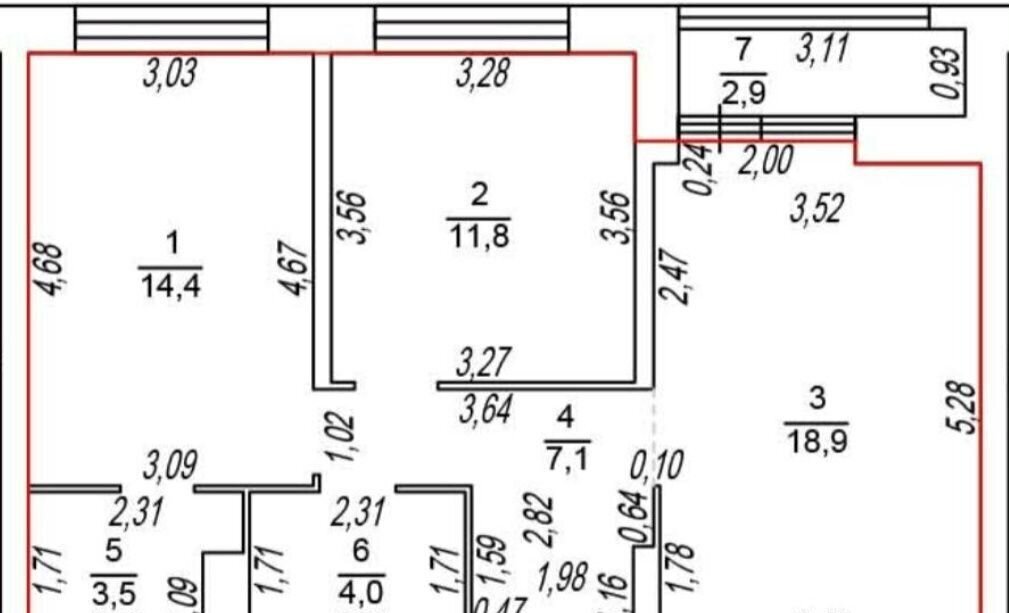 квартира г Екатеринбург р-н Чкаловский ул Щербакова 148/2 фото 2