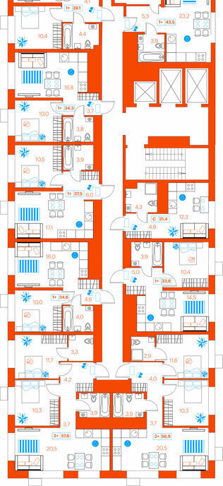 квартира г Тюмень ул Ветеранов труда 36а/3 фото 2