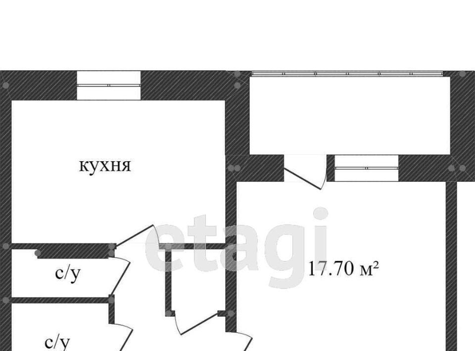 квартира г Калуга р-н Октябрьский ул. Валентины Никитиной, 21А фото 2