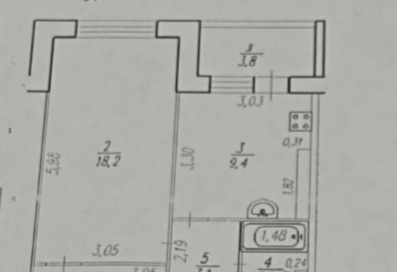 квартира г Уфа р-н Орджоникидзевский ул Калинина 16 фото 12