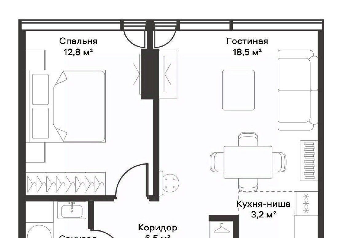 квартира г Москва метро Белорусская пр-кт Ленинградский 8 фото 2