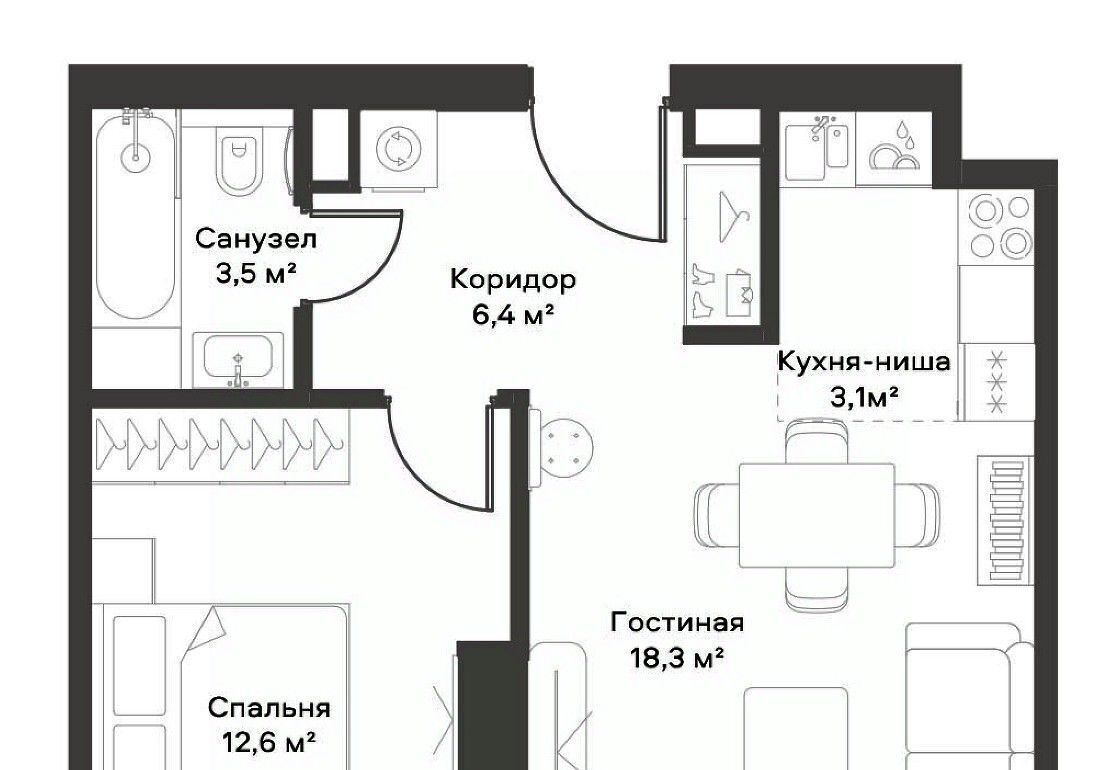 квартира г Москва метро Белорусская пр-кт Ленинградский 8 фото 2