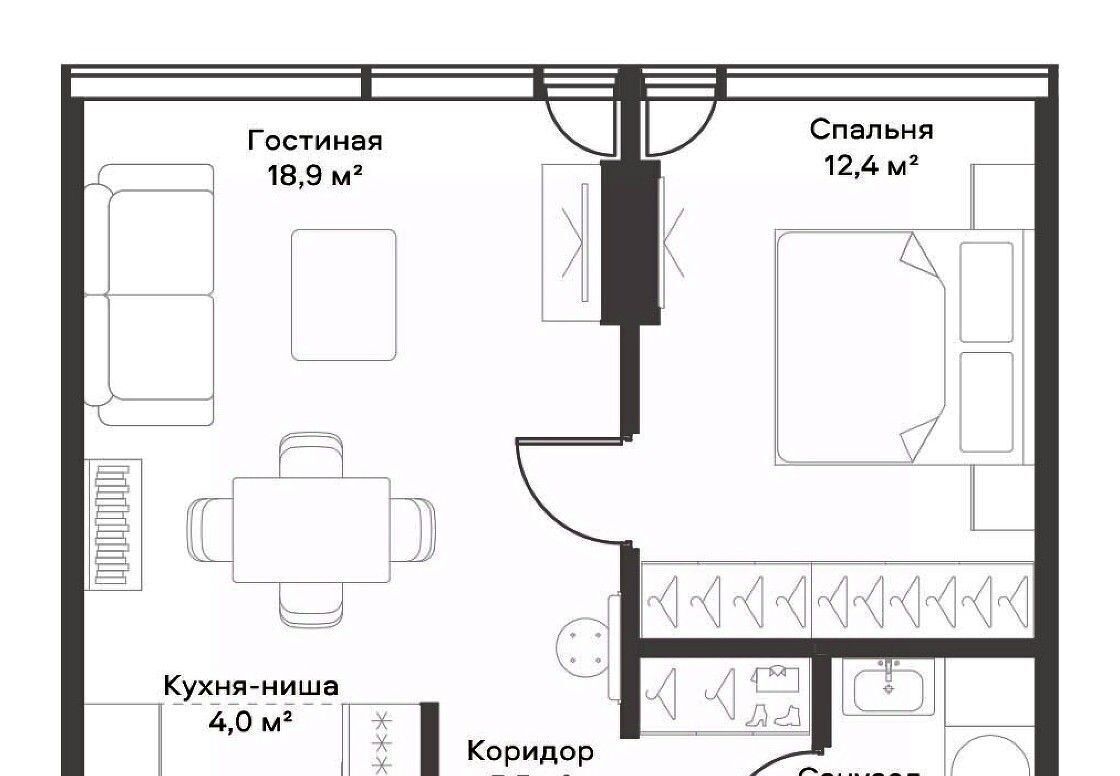 квартира г Москва метро Белорусская пр-кт Ленинградский 8 фото 2