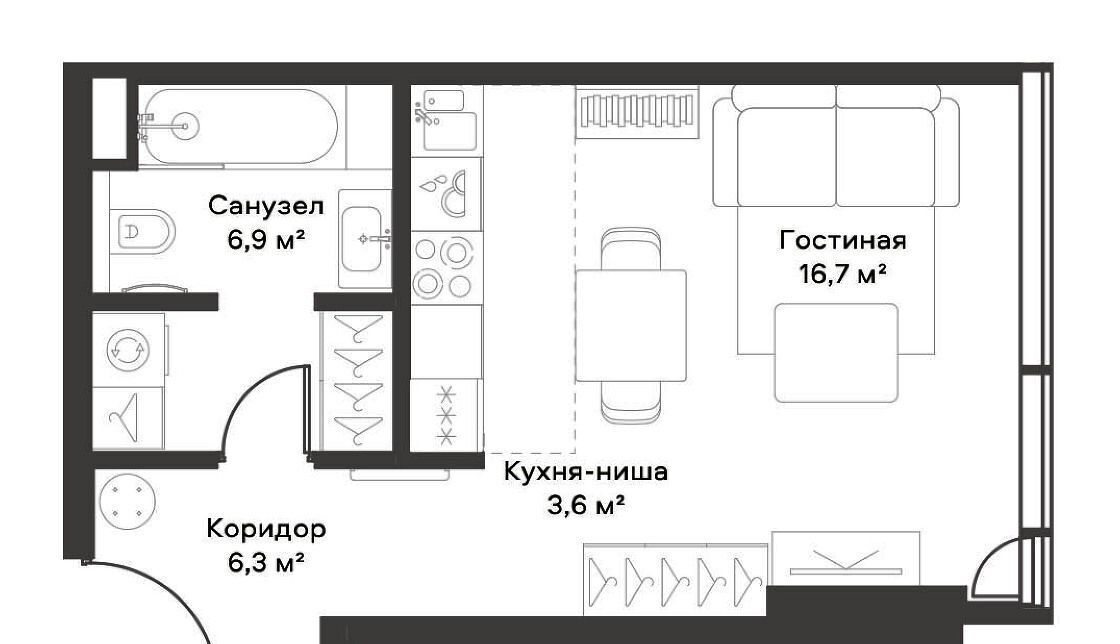 квартира г Москва метро Белорусская пр-кт Ленинградский 8 фото 2