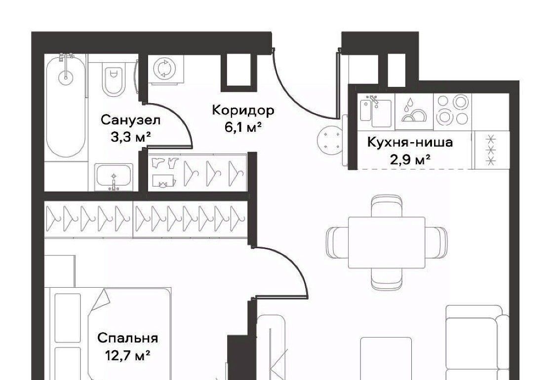 квартира г Москва метро Белорусская пр-кт Ленинградский 8 фото 2