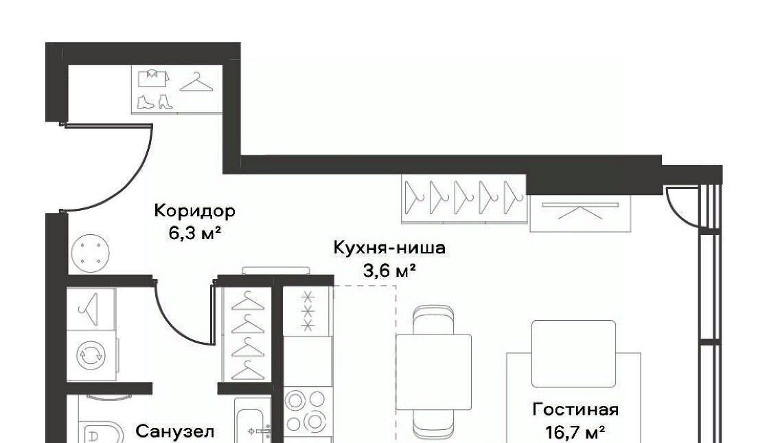 квартира г Москва метро Белорусская пр-кт Ленинградский 8 фото 2