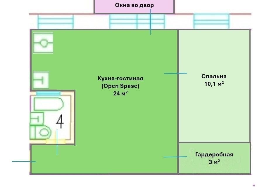 квартира г Москва метро Петровский парк ул Новая Башиловка 16 парк фото 18