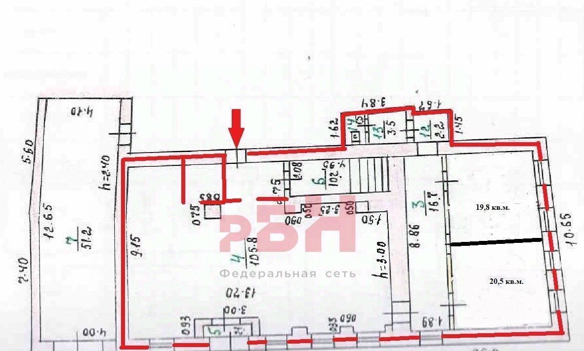 торговое помещение г Орел р-н Заводской ул Гагарина 9 фото 2