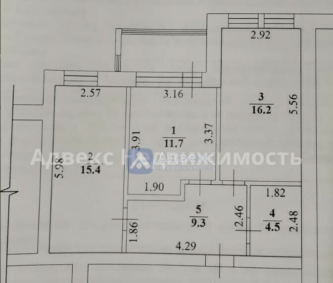 квартира г Тюмень р-н Калининский ул Московский тракт 88 фото 30