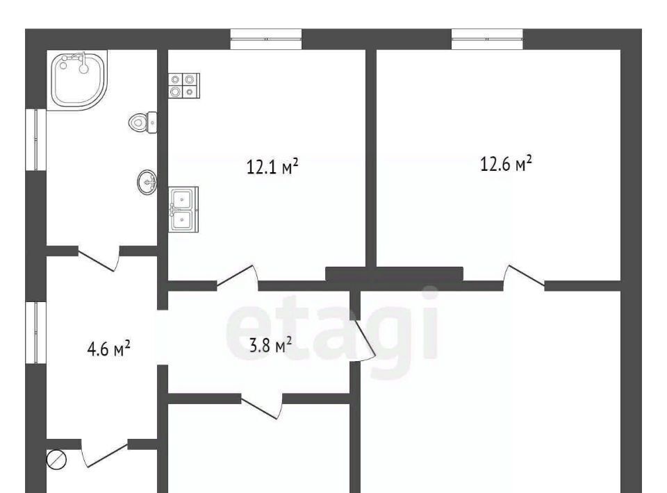 квартира г Ростов-на-Дону р-н Кировский ул Ульяновская 63 фото 2