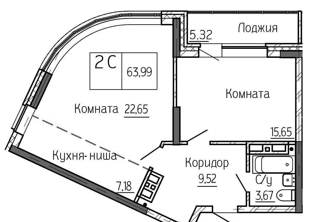 квартира г Новосибирск Октябрьская ул Ипподромская 2 фото 4