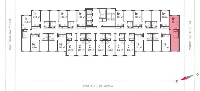 квартира г Санкт-Петербург метро Академическая ул Пахомовская 12к/2 фото 2