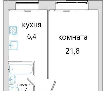 квартира г Санкт-Петербург метро Проспект Ветеранов пр-кт Ветеранов 154 округ Константиновское фото 27