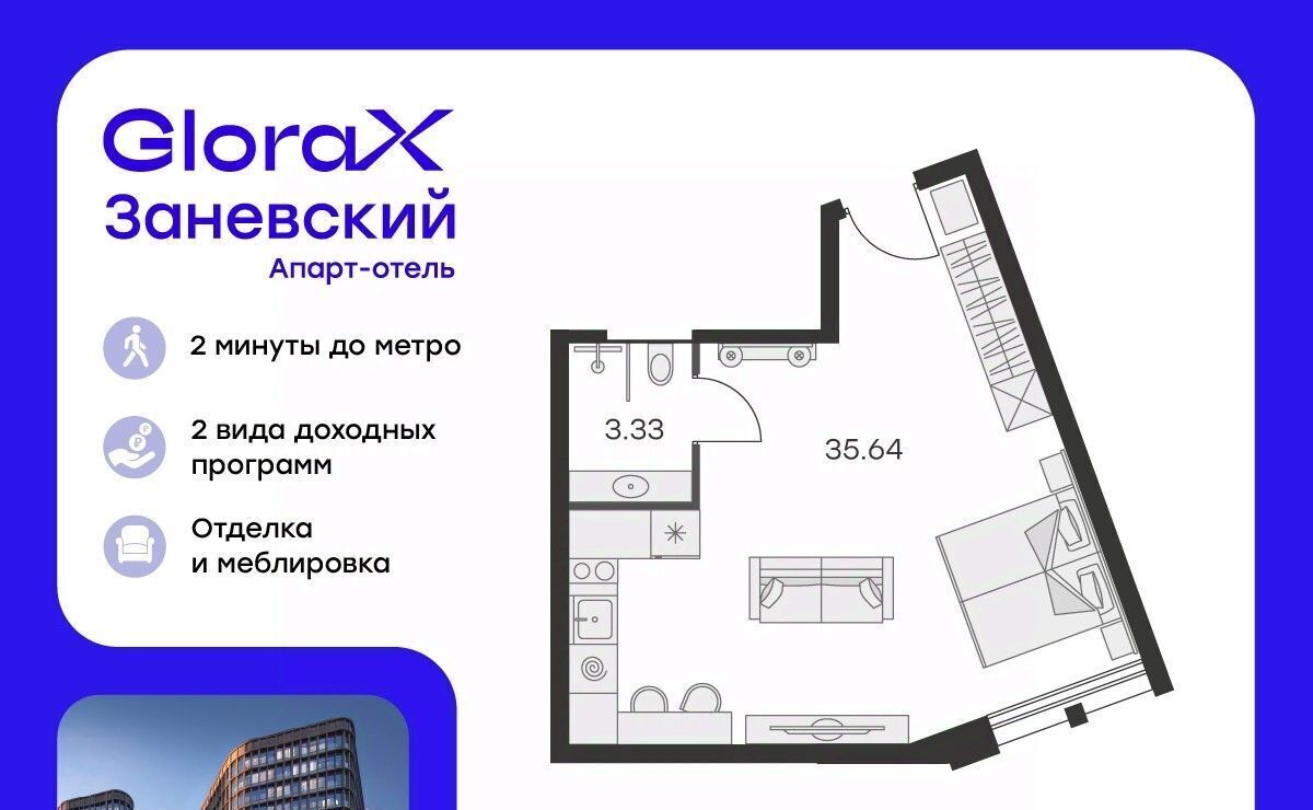 квартира г Санкт-Петербург р-н Красногвардейский пр-кт Энергетиков 2к/2 округ Малая Охта фото 1