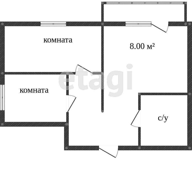 квартира г Воронеж р-н Ленинский ул Броневая 10 фото 10