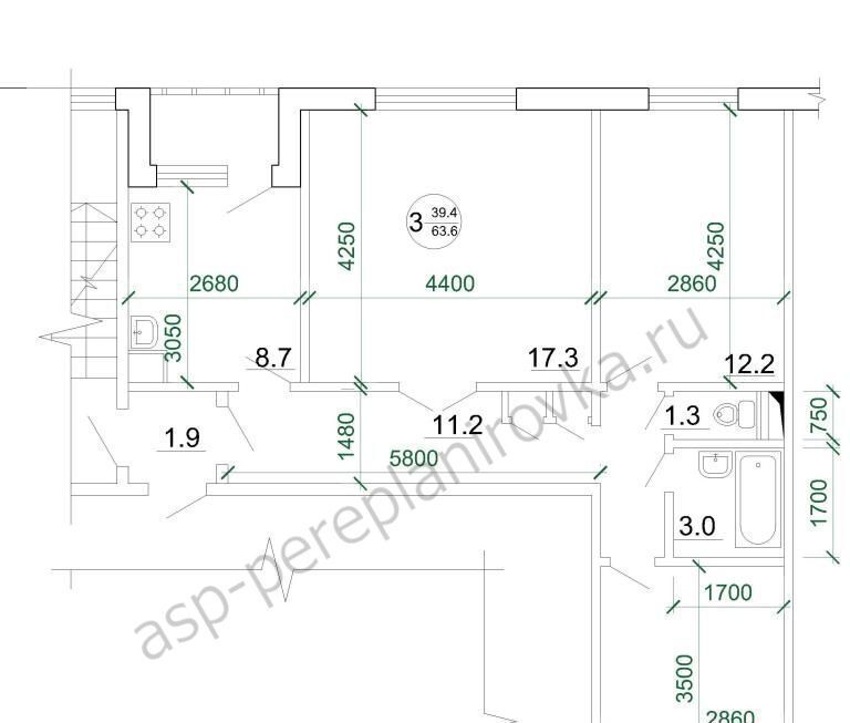 квартира г Москва метро Строгино ул Таллинская 19к/1 фото 34