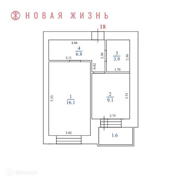 квартира г Самара р-н Промышленный пр-кт Карла Маркса 313 Самара городской округ фото 2