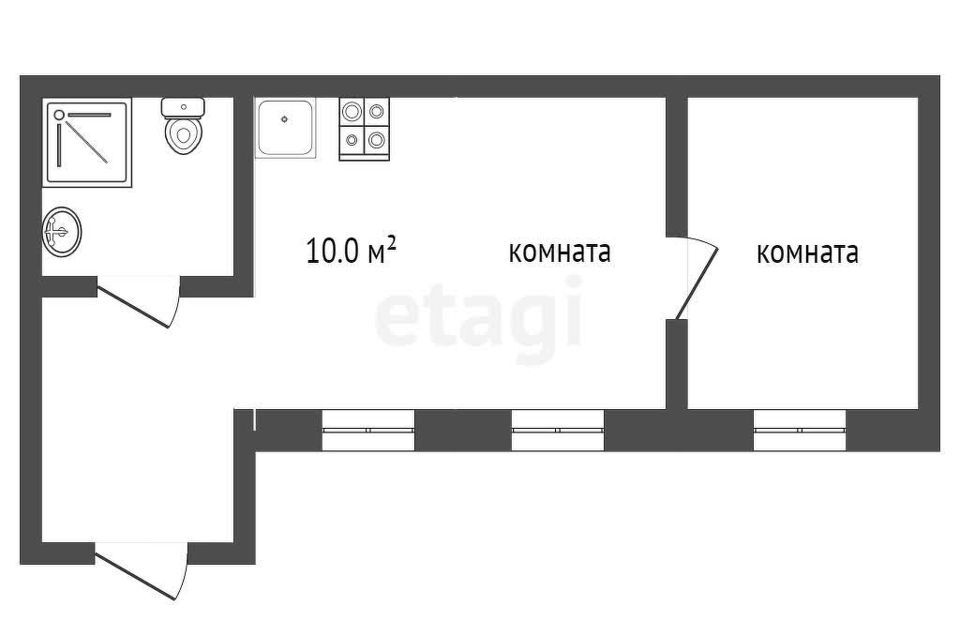 квартира г Ростов-на-Дону р-н Кировский Богатяновка пер Нахичеванский 17 Ростов-на-Дону городской округ фото 8